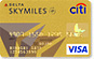 デルタ スカイマイル シティ ゴールドVISAカードの画像
